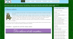 Desktop Screenshot of chien-admis.be